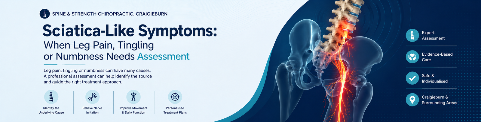 Sciatica-Like Symptoms: When Leg Pain, Tingling or Numbness Needs Assessment